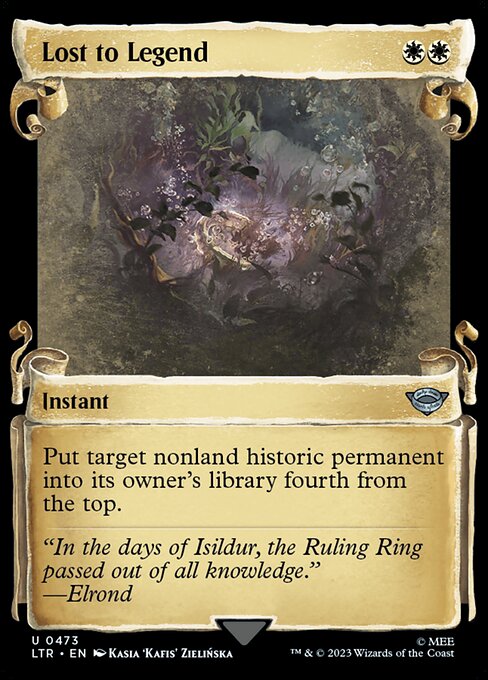 Lost to Legend - The Lord of the Rings: Tales of Middle-earth (ltr) #473 [Foil] [Foil]