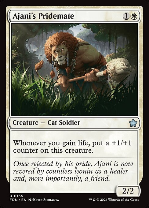 Ajani's Pridemate - Foundations () #135