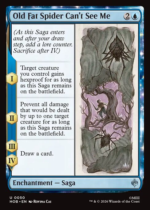 Old Fat Spider Can't See Me - The Hobbit (HOB) #50 [Foil] [Foil]