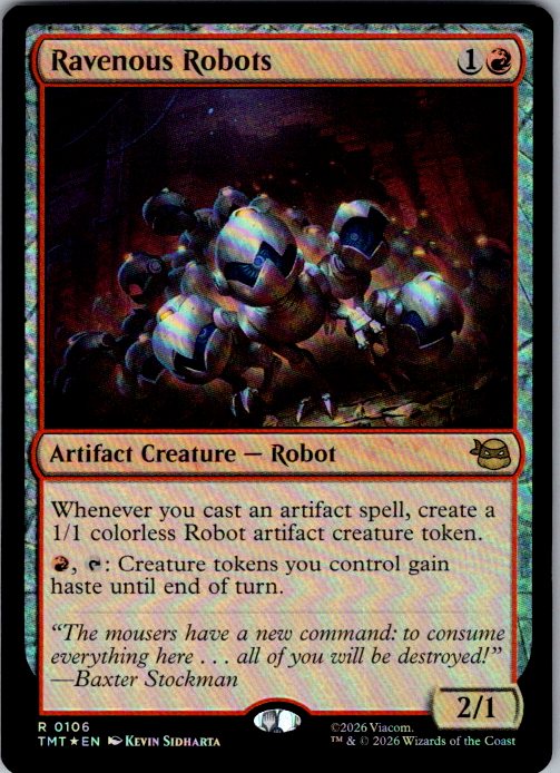 Ravenous Robots [Foil] - Teenage Mutant Ninja Turtles (TMT) #106 [Foil]