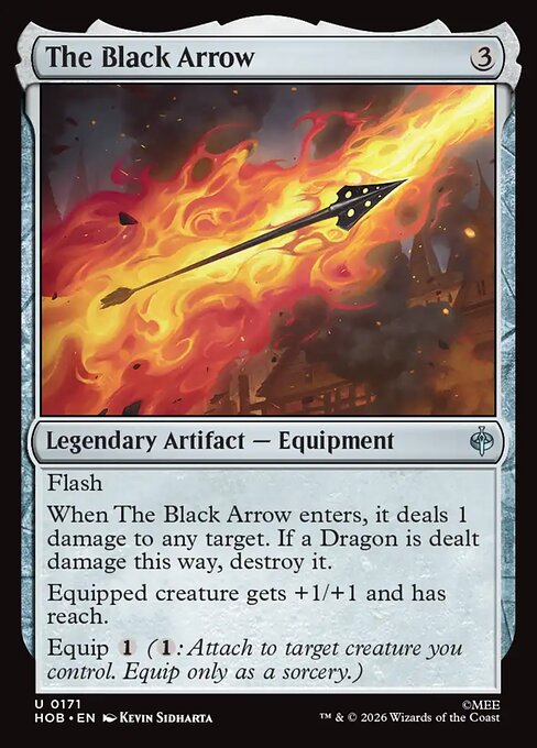 The Black Arrow - The Hobbit (HOB) #171 [Foil] [Foil]