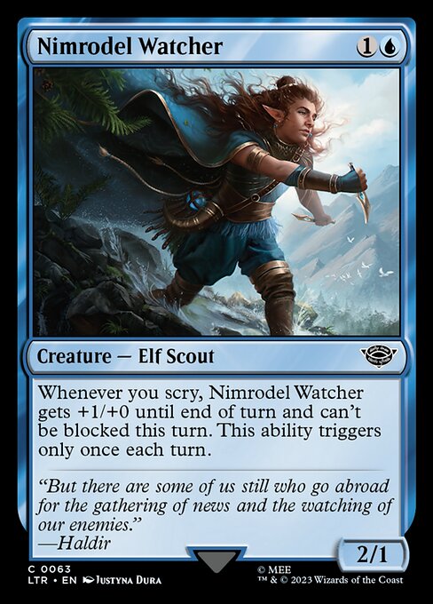 Nimrodel Watcher - The Lord of the Rings: Tales of Middle-earth (ltr) #63 [Foil] [Foil]