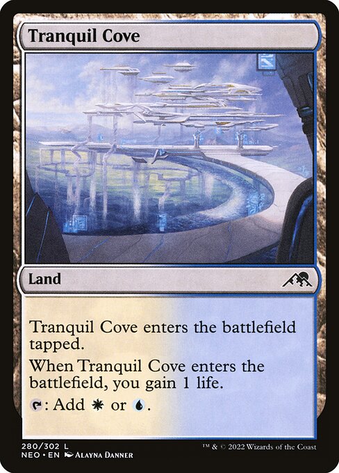 Tranquil Cove - Kamigawa: Neon Dynasty (NEO) #280 [Foil] [Foil]
