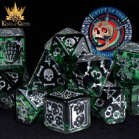 DNDDICEWHOLESALE.COM - Crypt of the Necromancer - 11 Dice Set