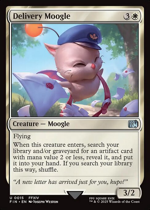 Delivery Moogle - Final Fantasy (FIN) #15 [Foil] [Foil]