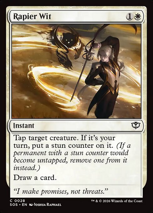 Rapier Wit - Secrets of Strixhaven () #28 [Foil] [Foil]