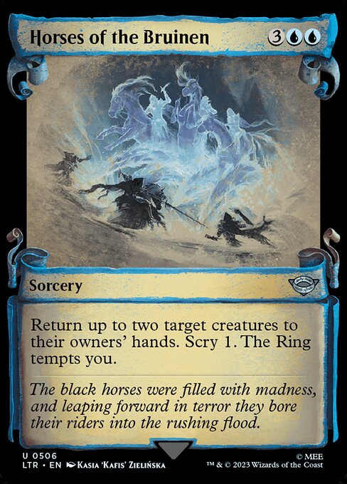 Horses of the Bruinen - The Lord of the Rings: Tales of Middle-earth (ltr) #506 [Foil] [Foil]