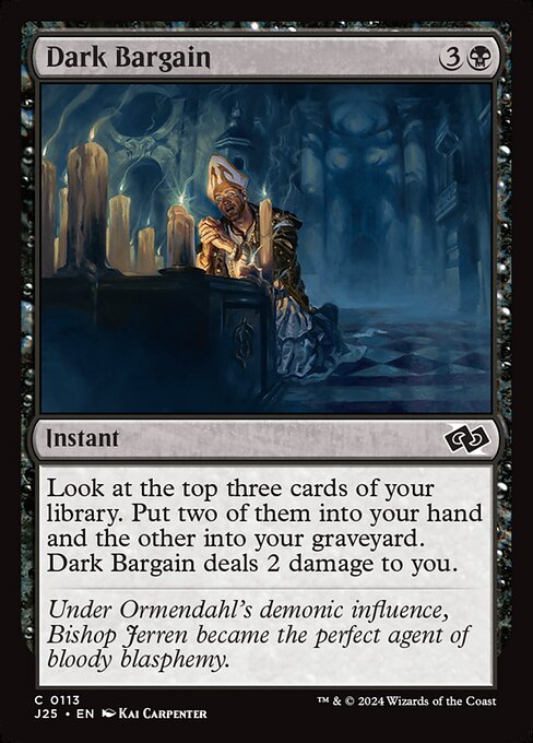 Dark Bargain - Foundations Jumpstart (j25) #113
