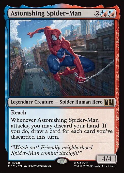Astonishing Spider-Man - Marvel Super Heroes Commander () #740 [Foil] [Foil]