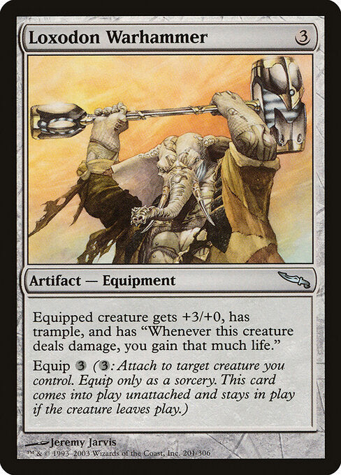 Loxodon Warhammer - Mirrodin (mrd) #201