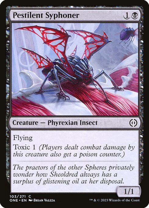 Pestilent Syphoner - Phyrexia: All Will Be One () #103