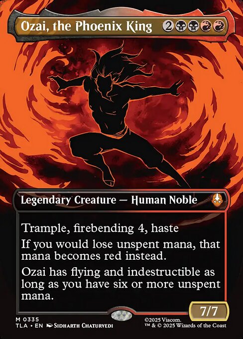 Ozai, the Phoenix King - Avatar: The Last Airbender () #335 [Foil] [Foil]