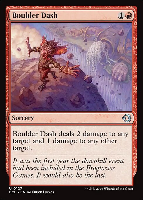 Boulder Dash - Lorwyn Eclipsed (ecl) #127 [Foil] [Foil]