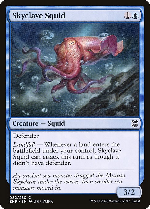 Skyclave Squid - Zendikar Rising () #82