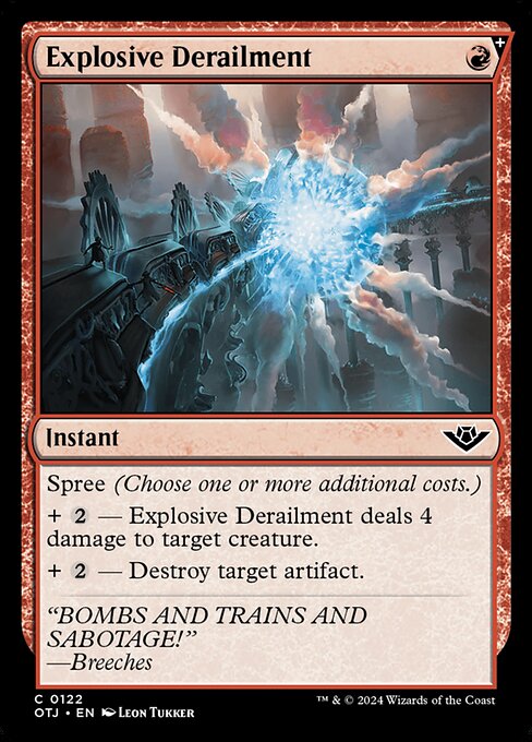 Explosive Derailment - Outlaws of Thunder Junction () #122