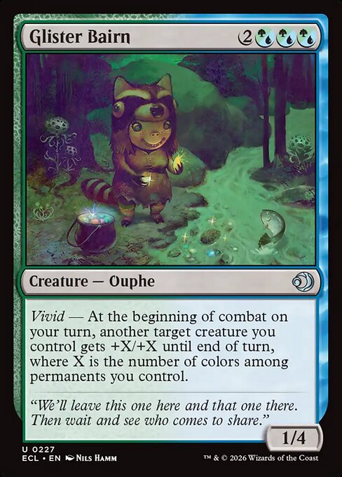 Glister Bairn - Lorwyn Eclipsed (ecl) #227 [Foil] [Foil]