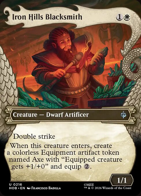 Iron Hills Blacksmith - The Hobbit (hob) #216 [Foil] [Foil]