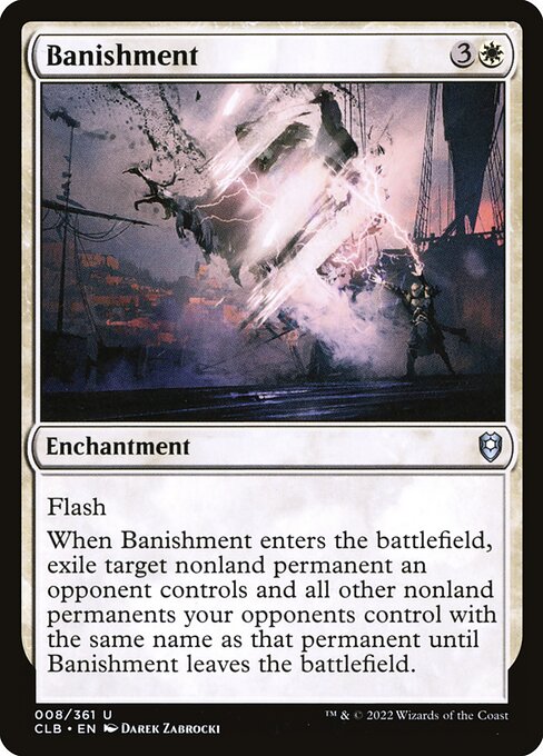Banishment - Commander Legends: Battle for Baldur's Gate () #8 [Foil] [Foil]
