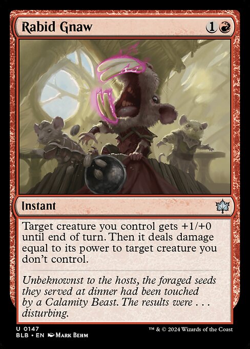 Rabid Gnaw - Bloomburrow () #147