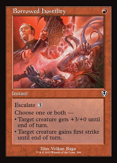 Borrowed Hostility - Innistrad Remastered (inr) #396 [Foil] [Foil]