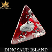 DNDDICEWHOLESALE.COM - Dinosaur Island - 11 Dice Set