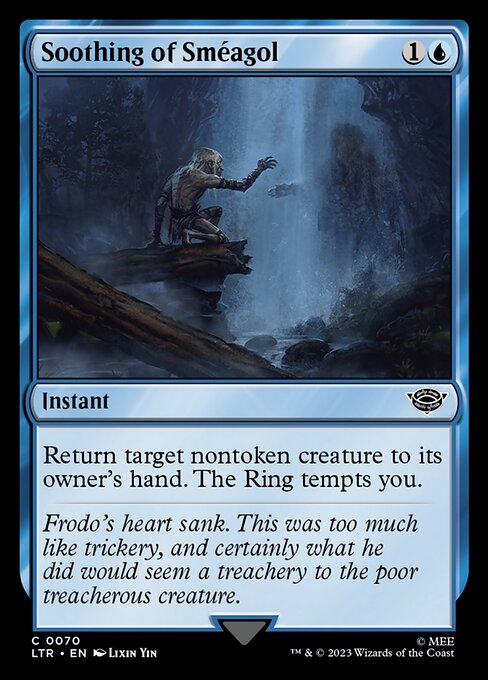 Soothing of Sméagol - The Lord of the Rings: Tales of Middle-earth (ltr) #70 [Foil] [Foil]