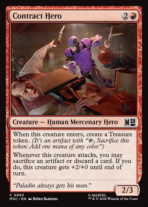 Contract Hero - Marvel Super Heroes Commander () #683