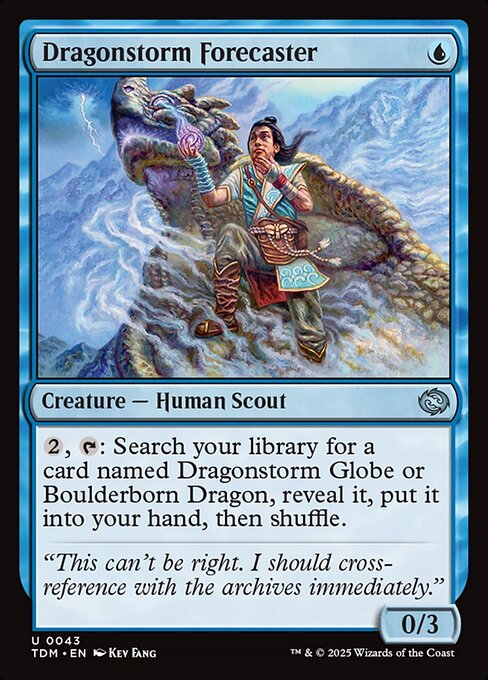 Dragonstorm Forecaster - Tarkir: Dragonstorm () #43 [Foil] [Foil]