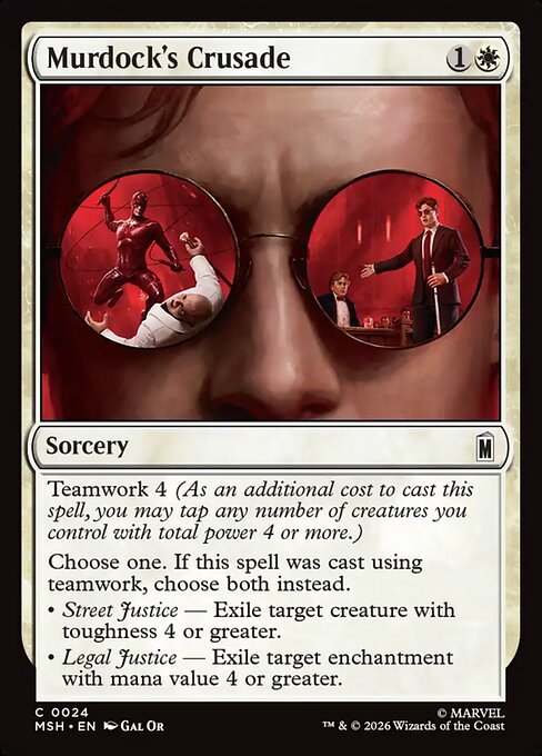 Murdock's Crusade - Marvel Super Heroes () #24 [Foil] [Foil]