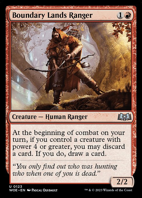 Boundary Lands Ranger - Wilds of Eldraine () #123