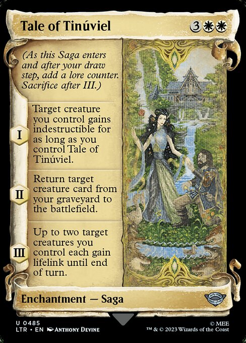 Tale of Tinúviel - The Lord of the Rings: Tales of Middle-earth (ltr) #485