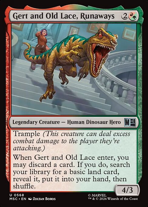 Gert and Old Lace, Runaways - Marvel Super Heroes Commander () #568