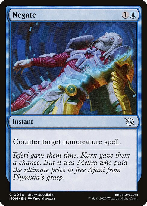 Negate - March of the Machine (MOM) #68 [Foil] [Foil]