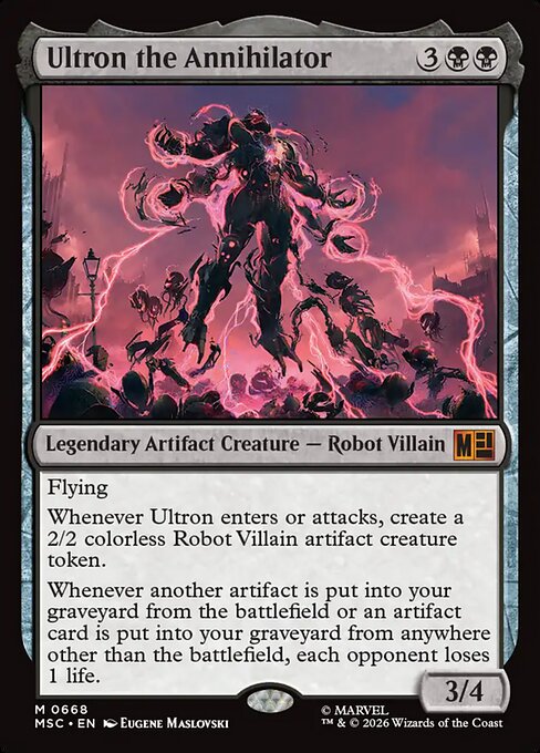 Ultron the Annihilator - Marvel Super Heroes Commander () #668 [Foil] [Foil]