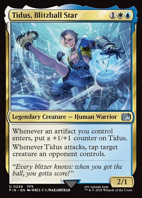 Tidus, Blitzball Star - Final Fantasy (FIN) #246 [Foil] [Foil]