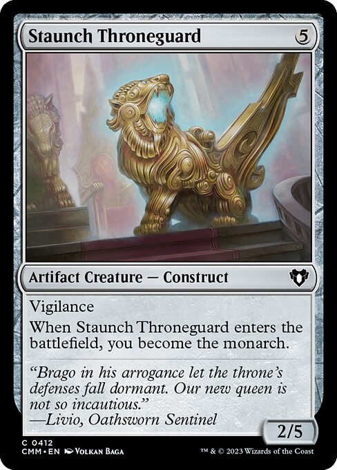 Staunch Throneguard - Commander Masters (CMM) #412