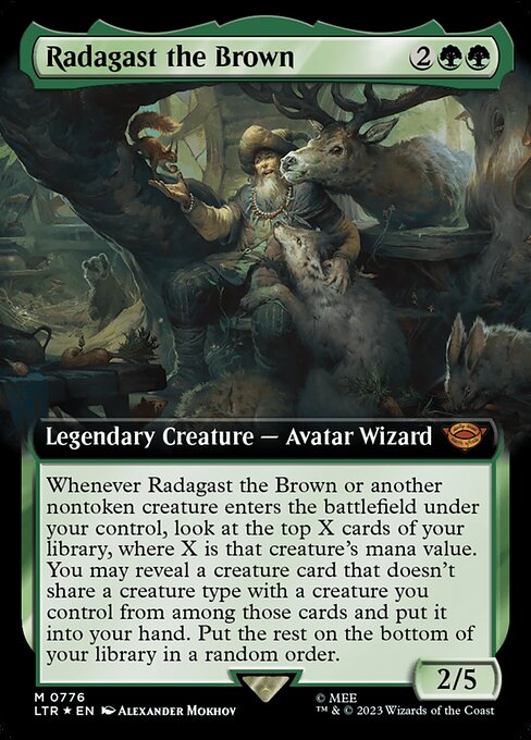 Radagast the Brown - The Lord of the Rings: Tales of Middle-earth (LTR) #776 [Foil] [Foil]