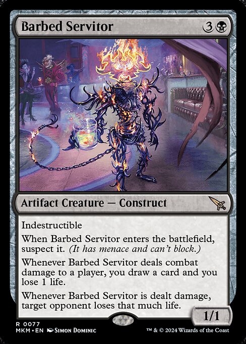 Barbed Servitor - Murders at Karlov Manor (MKM) #77