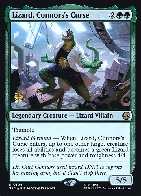 Lizard, Connors's Curse - Marvel's Spider-Man Promos (PSPM) #106s [Foil] [Foil]