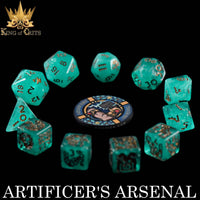 DNDDICEWHOLESALE.COM - Artificer's Arsenal - 11 Dice Set