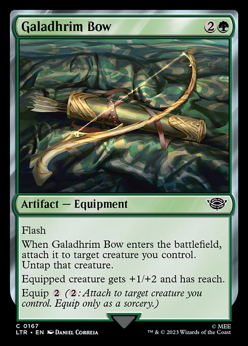 Galadhrim Bow - The Lord of the Rings: Tales of Middle-earth (ltr) #167 [Foil] [Foil]
