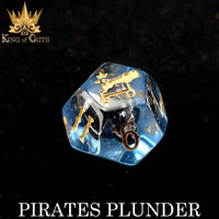 DNDDICEWHOLESALE.COM - Pirates Plunder - 11 Dice Set