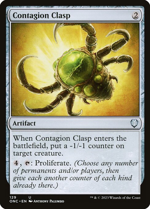 Contagion Clasp - Phyrexia: All Will Be One Commander () #129