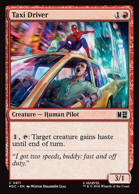 Taxi Driver - Marvel Super Heroes Commander (MSC) #811