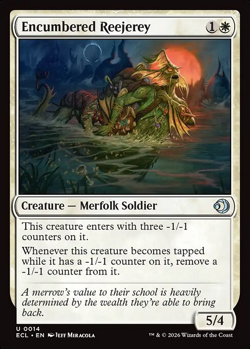 Encumbered Reejerey - Lorwyn Eclipsed (ecl) #14 [Foil] [Foil]