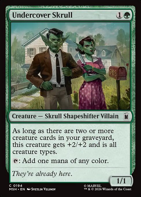 Undercover Skrull - Marvel Super Heroes () #194