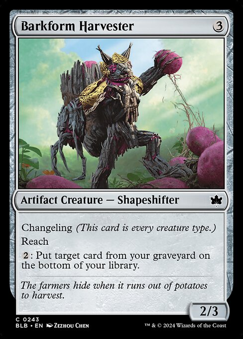 Barkform Harvester - Bloomburrow () #243