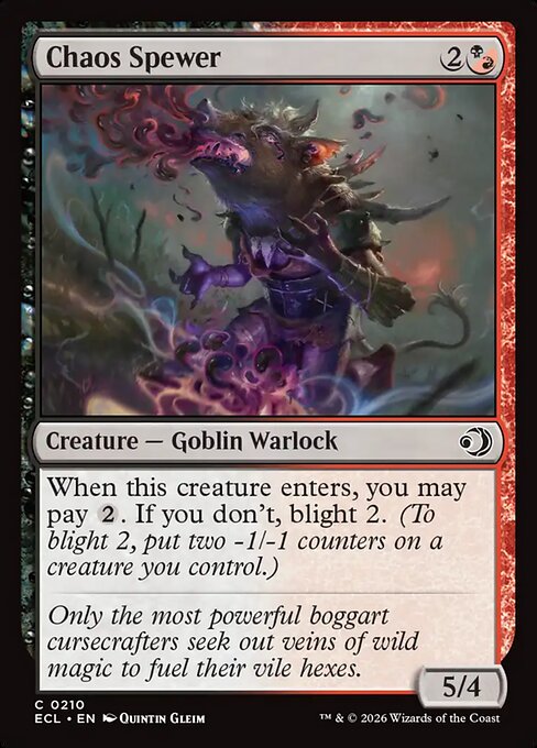 Chaos Spewer - Lorwyn Eclipsed () #210