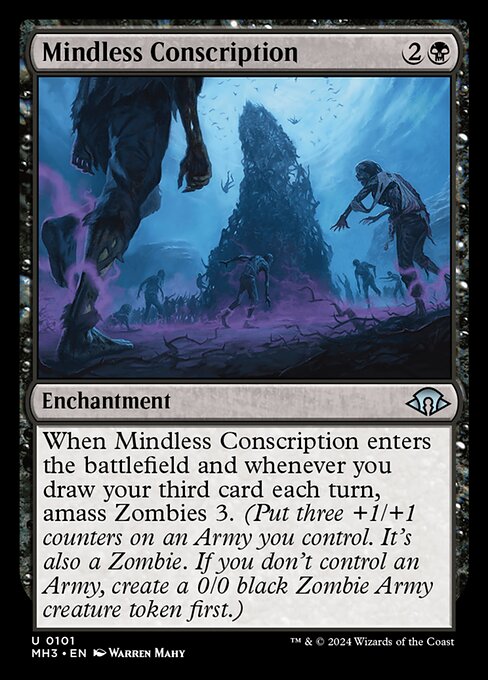 Mindless Conscription - Modern Horizons 3 (mh3) #101