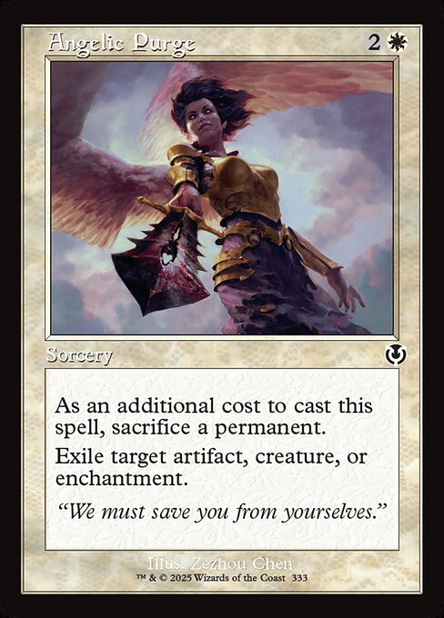 Angelic Purge - Innistrad Remastered (inr) #333 [Foil] [Foil]